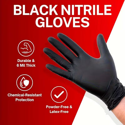 100 pairs of black nitrile gloves, only $0.40 each.