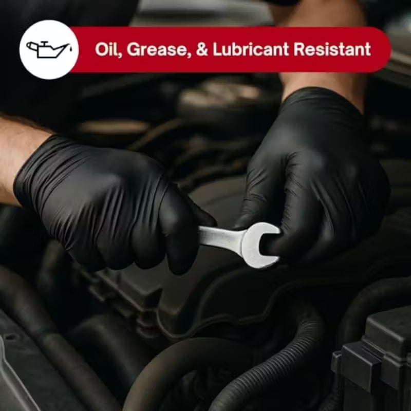 100 pairs of black nitrile gloves, only $0.40 each.