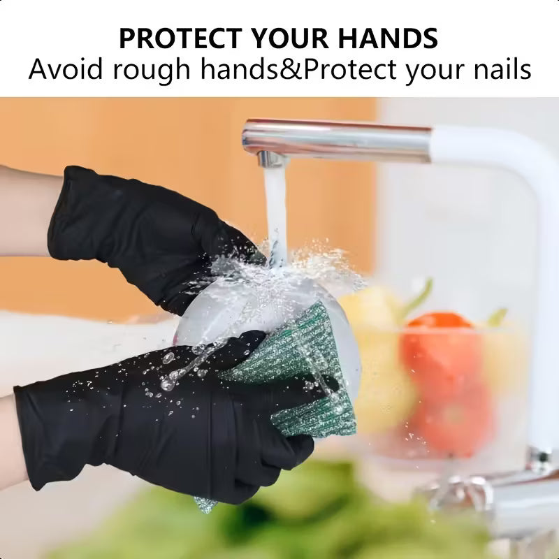 100 pairs of black nitrile gloves, only $0.40 each.