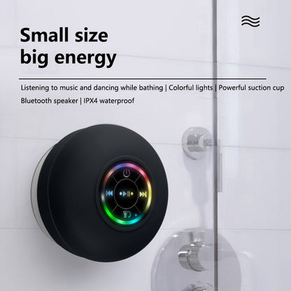 Large Suction Cup Waterproof Bluetooth Speaker