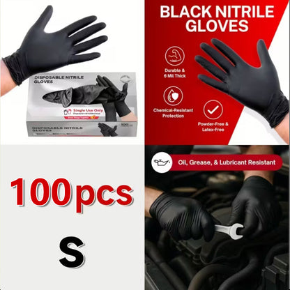100 pairs of black nitrile gloves, only $0.40 each.