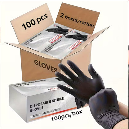 100 pairs of black nitrile gloves, only $0.40 each.