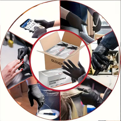 100 pairs of black nitrile gloves, only $0.40 each.