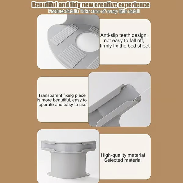 TAILEDEN Bed Sheet Grippers 4 PCS Non-slip Sheet Holders