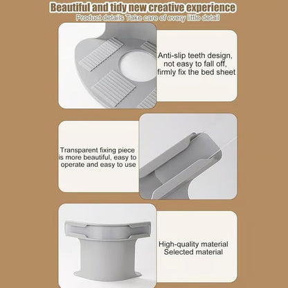TAILEDEN Bed Sheet Grippers 4 PCS Non-slip Sheet Holders