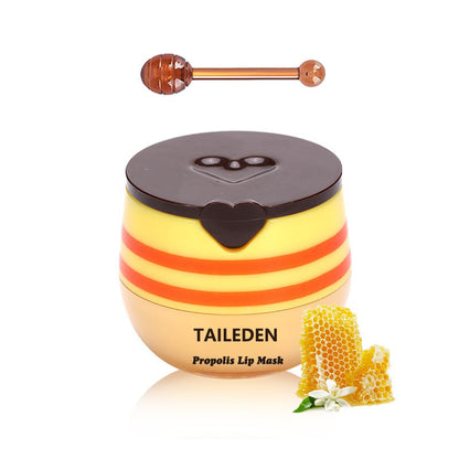 TAILEDEN Bee Lip Balm Honey Pot 🍯 | Nourish with Natural Beeswax & Honey 🐝 - A Sweet Little Gift Idea