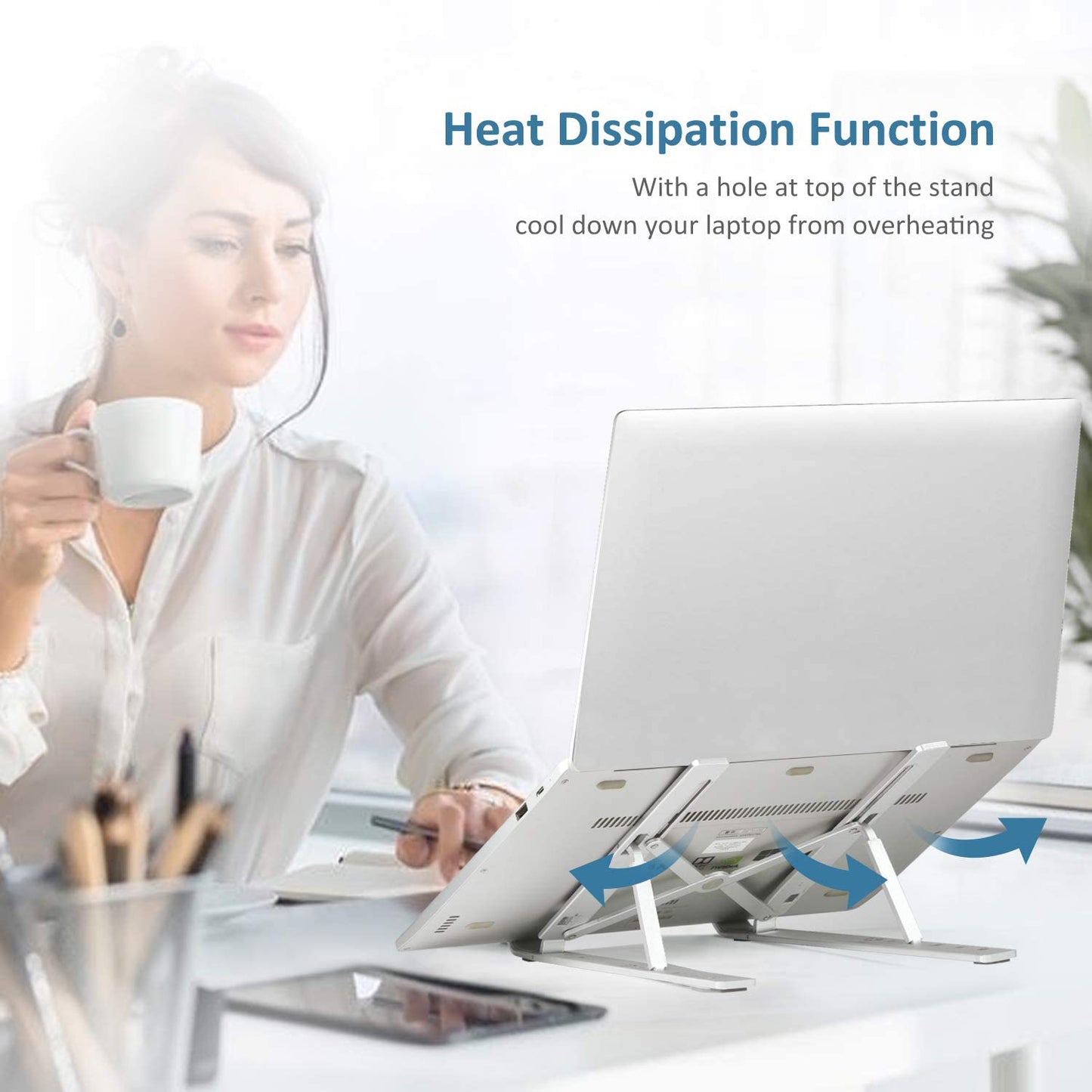 TAILEDEN Adjustable Aluminum Laptop Computer Stand