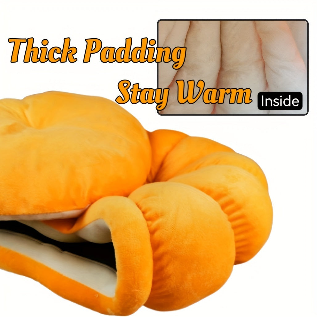 TAILEDEN Spooky Pumpkin Cat Cave – Cozy Halloween Nest for Cats & Small Dogs