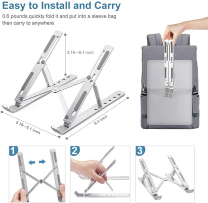 TAILEDEN Adjustable Aluminum Laptop Computer Stand