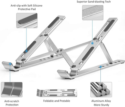 TAILEDEN Adjustable Aluminum Laptop Computer Stand
